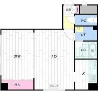 プレジール22【2階】の間取り