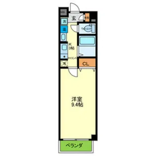 レイディアンスⅡ【4階】の間取り