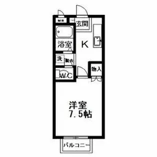 ハイツアイビー111【101号室】の間取り