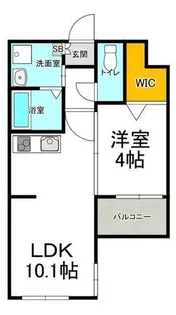 アーバングランデ吹田【1階】の間取り