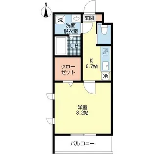 ZAFFIRO(サフィーロ)【0301号室】の間取り
