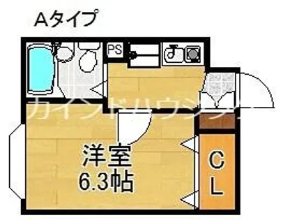 シャトーペトリュス【4階】の間取り