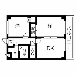 プレシャス長居【4階】の間取り
