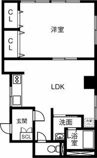 さくらビル【4A号室】の間取り
