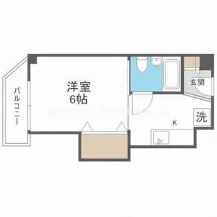 サンライフカスガ【5階】の間取り