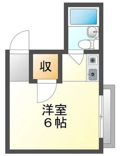 野里ハイツ【2階】の間取り