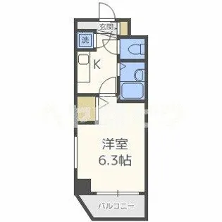 S・Eファースト【1103号室】の間取り