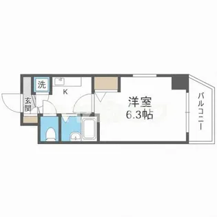 S・Eファースト【401号室】の間取り