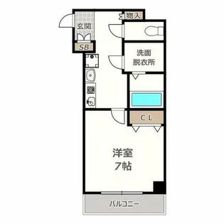 ソラード王子町【1階】の間取り