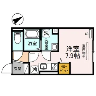 カーサ デル マッティーノ【1階】の間取り