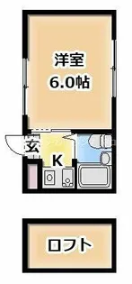松月ハイツ【2階】の間取り