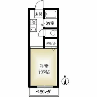 パークヴィラ甲子園口【101号室】の間取り