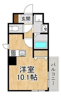 (仮称)長等2丁目新築工事【2階】の間取り
