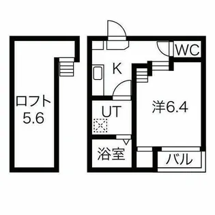 プランドール東海通【2階】の間取り
