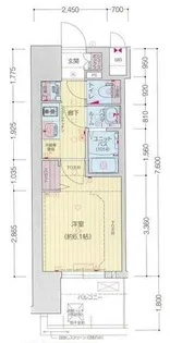 プレサンス大須観音フィエスタ【3階】の間取り
