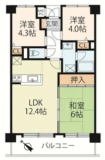 NOVA近江八幡【6階】の間取り