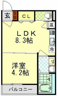 K-housefirst【302号室】の間取り