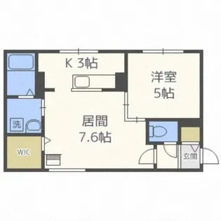 ラフレーズ学園前【4階】の間取り