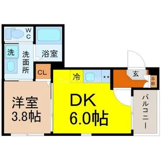 プリマ カーサⅡ【1階】の間取り