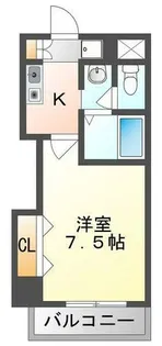 M´プラザ門真駅前【6階】の間取り