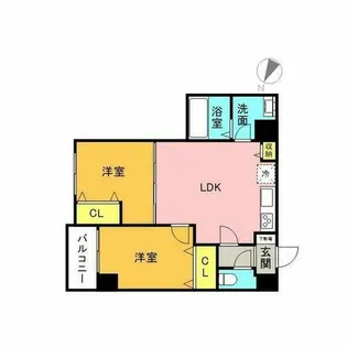 Sugar Ray【212号室】の間取り