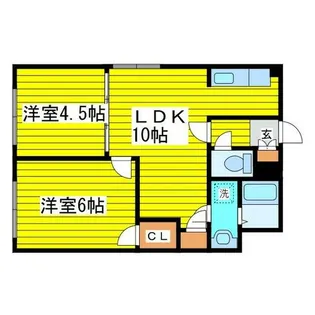 フェリーチェ【3階】の間取り