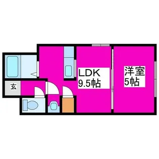 フェリーチェ【3階】の間取り