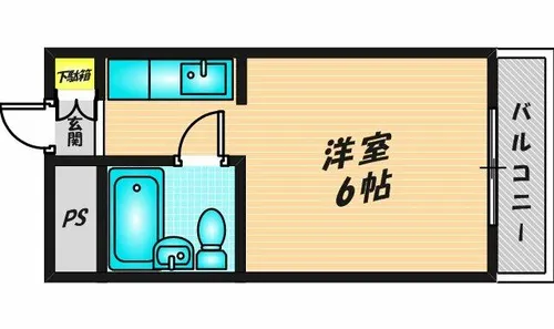 富士コーポ【3階】の間取り