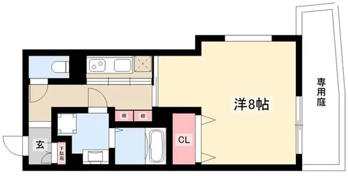 LUORE大曽根【0101号室】の間取り