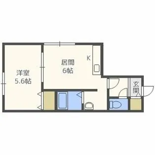 ル・レーブ【203号室】の間取り