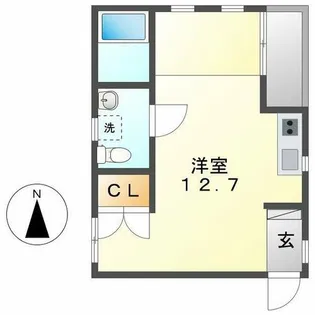 Lugar bonito(ルガルボニート)【301号室】の間取り