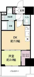 セレニテ福島アリア【15階】の間取り