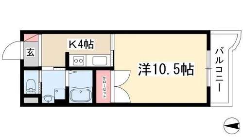 ファミーユ檀【2階】の間取り