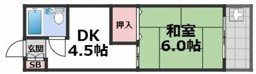 エクセル東大門【5階】の間取り