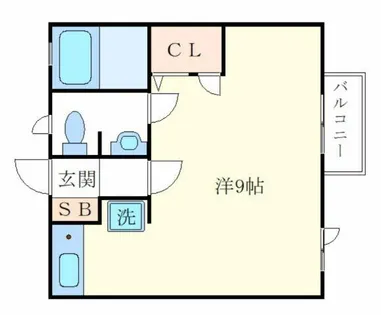 サンテラス光大寺【1階】の間取り