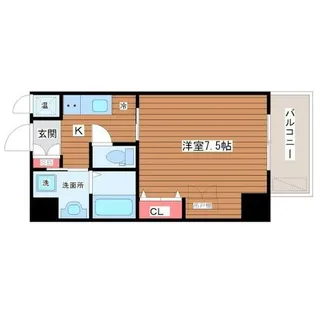 メルベージュ難波ウエスト【10階】の間取り