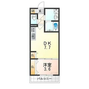 グロワールひまり【2階】の間取り