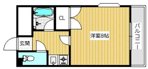 サンヒルズマンション【3階】の間取り