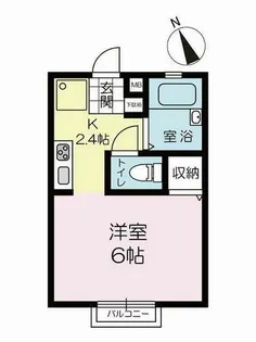ベルエポック北龍野【102号室】の間取り
