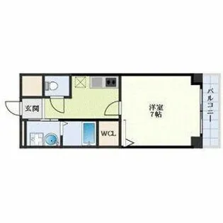 HⅡ西明石【203号室】の間取り