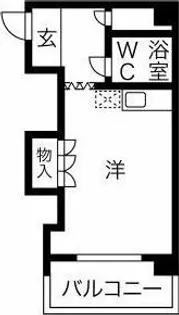 シティハイム1【3階】の間取り