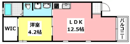 ルシアコート庄【1階】の間取り