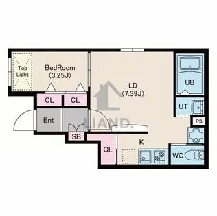RESIDENCE城西【1階】の間取り