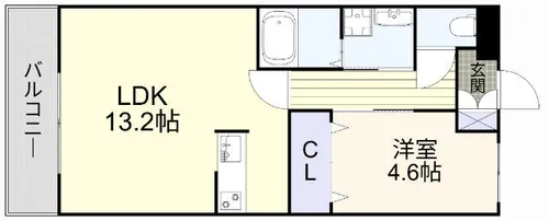 エスポワールMT四番館【203号室】の間取り