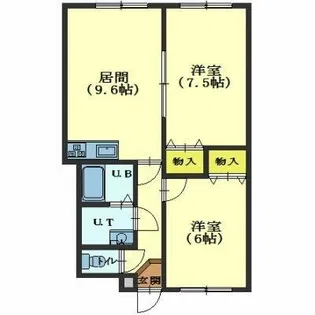 ドリームパレス【3階】の間取り