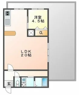 メイゾン神崎【503号室】の間取り