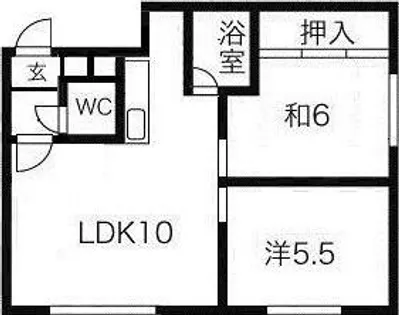 コート717【2階】の間取り