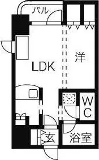 サンシャイン・シティー弐番館【9階】の間取り