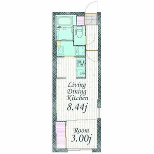 quador吹上VERT【3階】の間取り