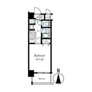 スワンズ京都西陣【5階】の間取り